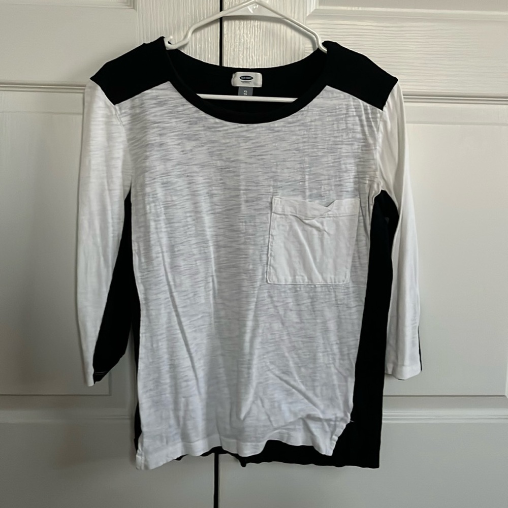 Old Navy color block 3/4 sleeve